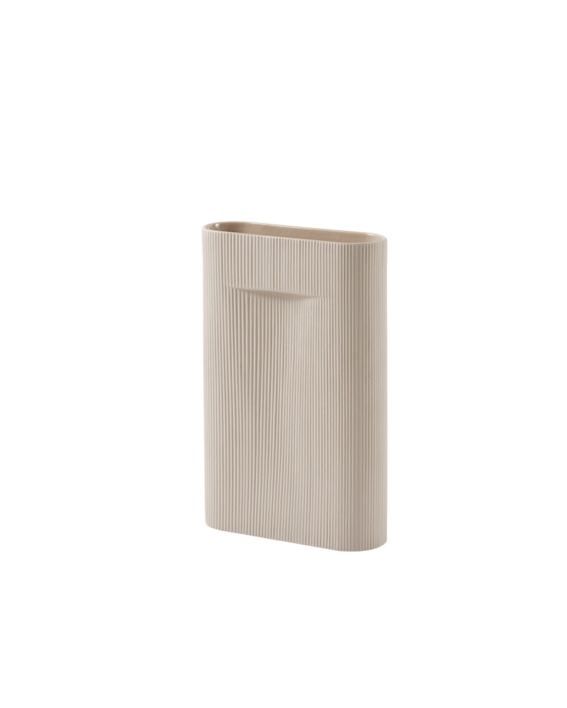 Ridge - Beige flower vase 48.5cm
