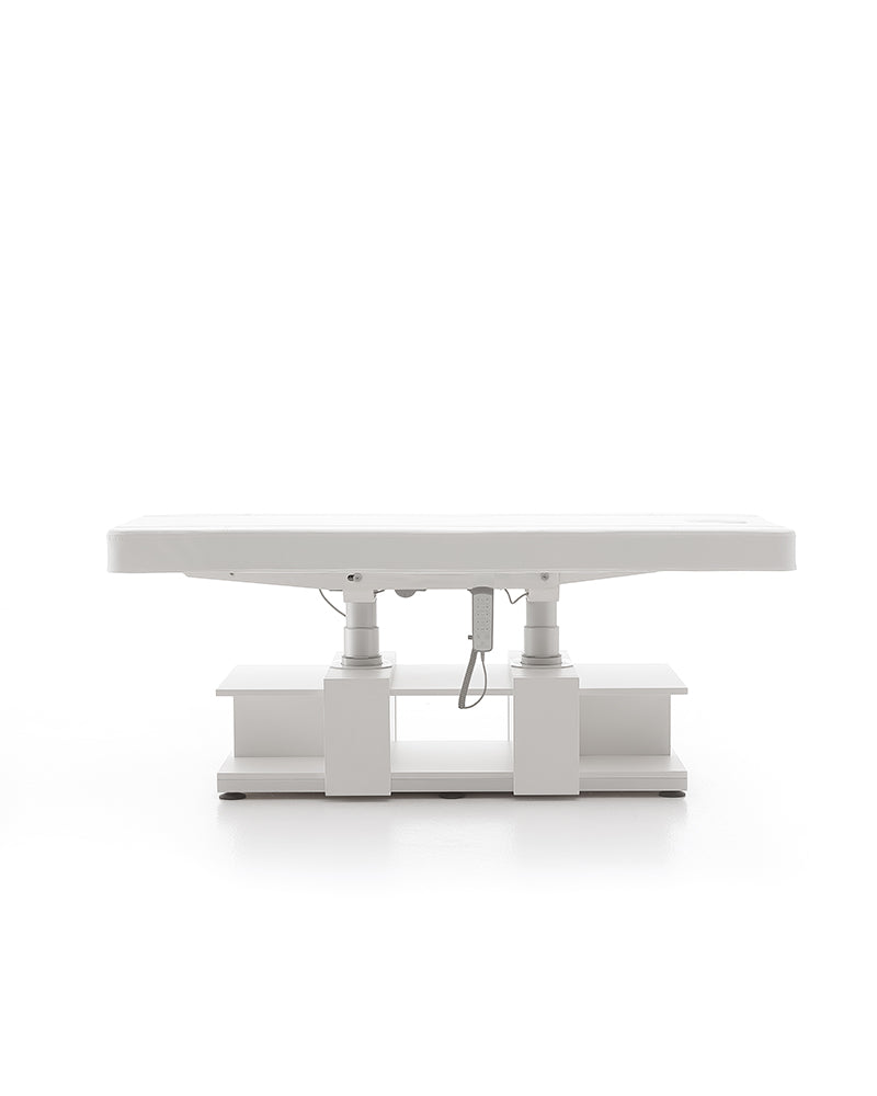 The Lumina - White massage treatment table - with motor