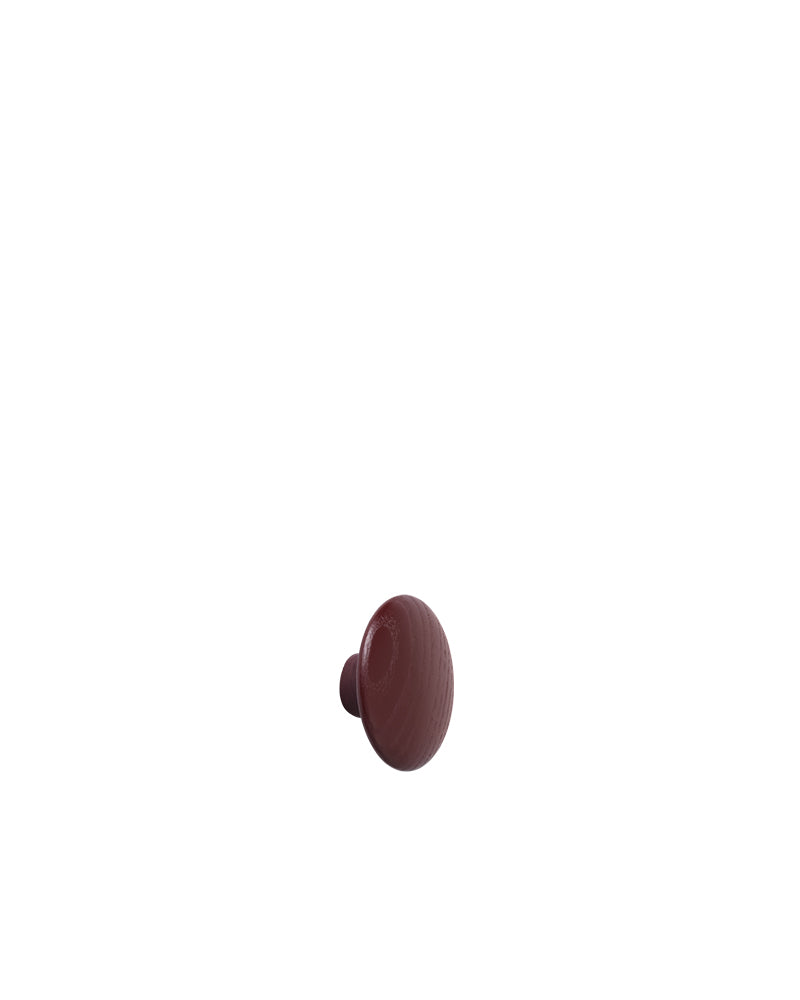 Dots - Peg in dark red oak - ø6.5