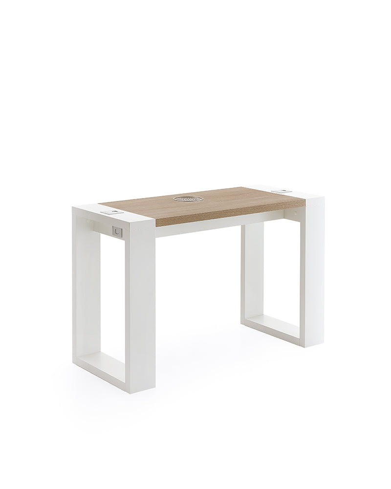 Living - White manicure table - With suction