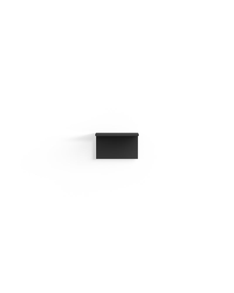 Display Black - 32cm shelf in black melamine