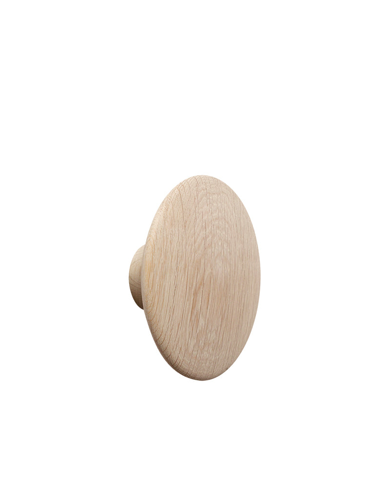 Dots - Oak hook - ø17