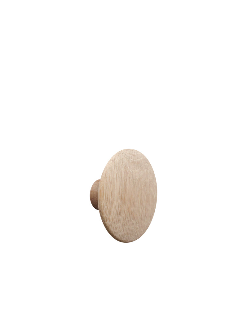 Dots - Oak hook - ø13