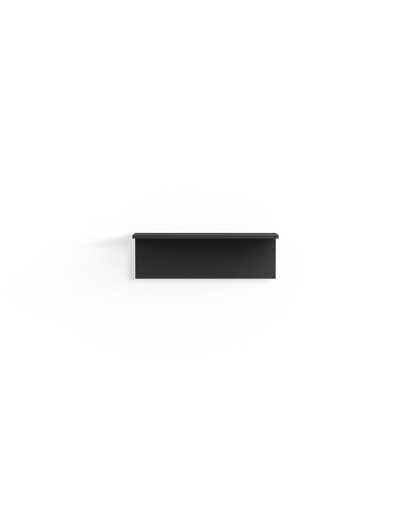 Display Black - 61cm shelf in black melamine