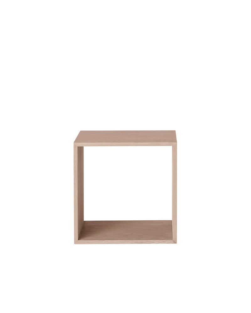 Stacked - Oak shelf without back - Medium