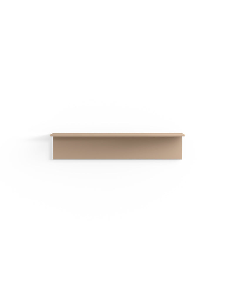 Display Cappuccino - 98cm shelf in beige melamine