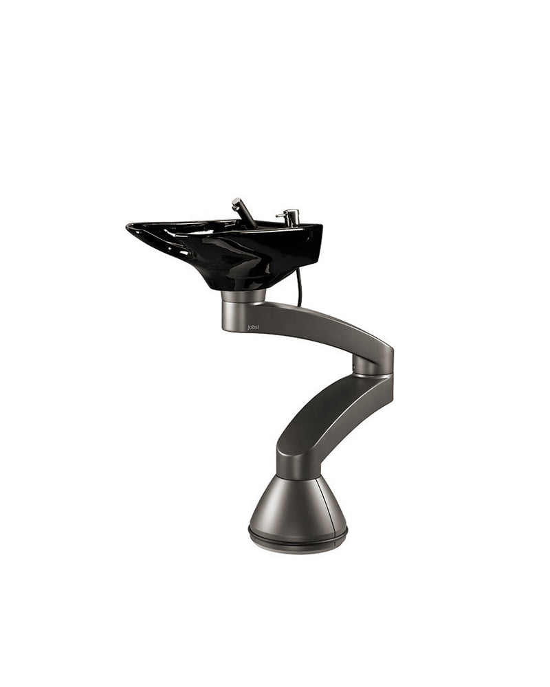 Contura swing PLUS - Dark gray freestanding basin - Black basin