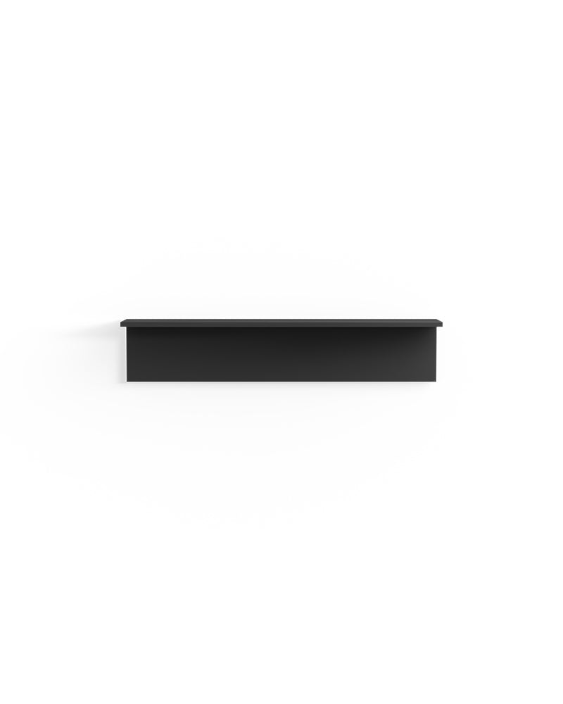 Display Black - 98cm shelf in black melamine