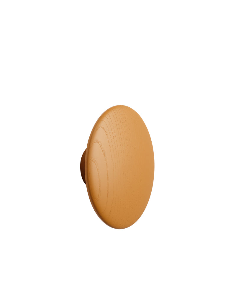 Dots - Orange oak hook - ø17