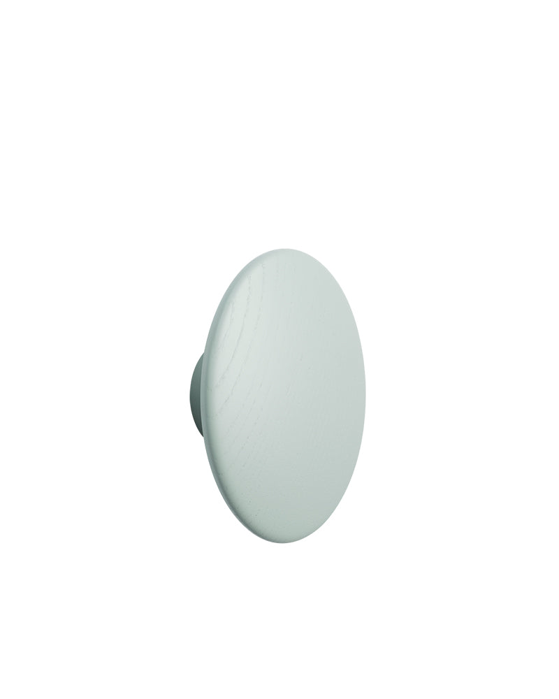 Dots - Sage green oak hook - ø17