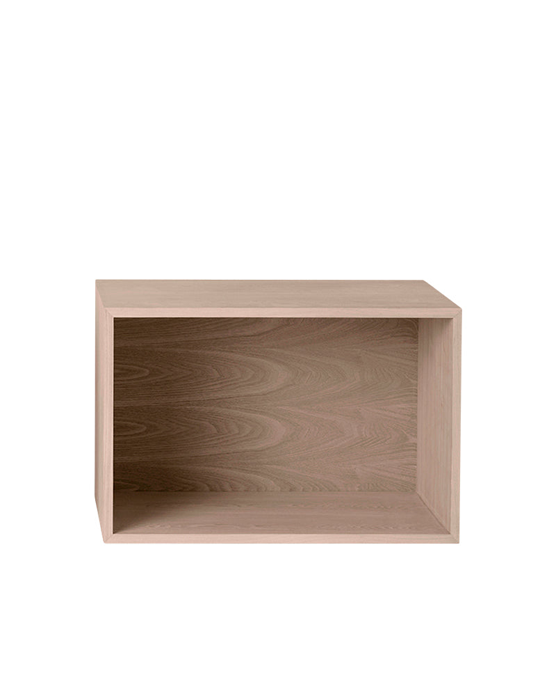 Stacked - Oak shelf without door - Large
