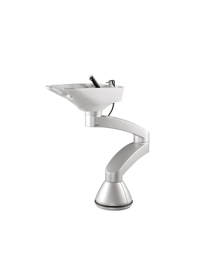 Contura swing PLUS - Aluminium freestanding basin - White basin