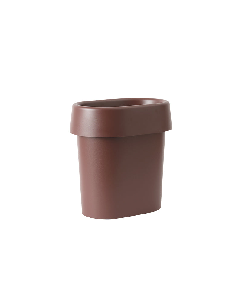 Reduce Paper - Dark red wastepaper bin