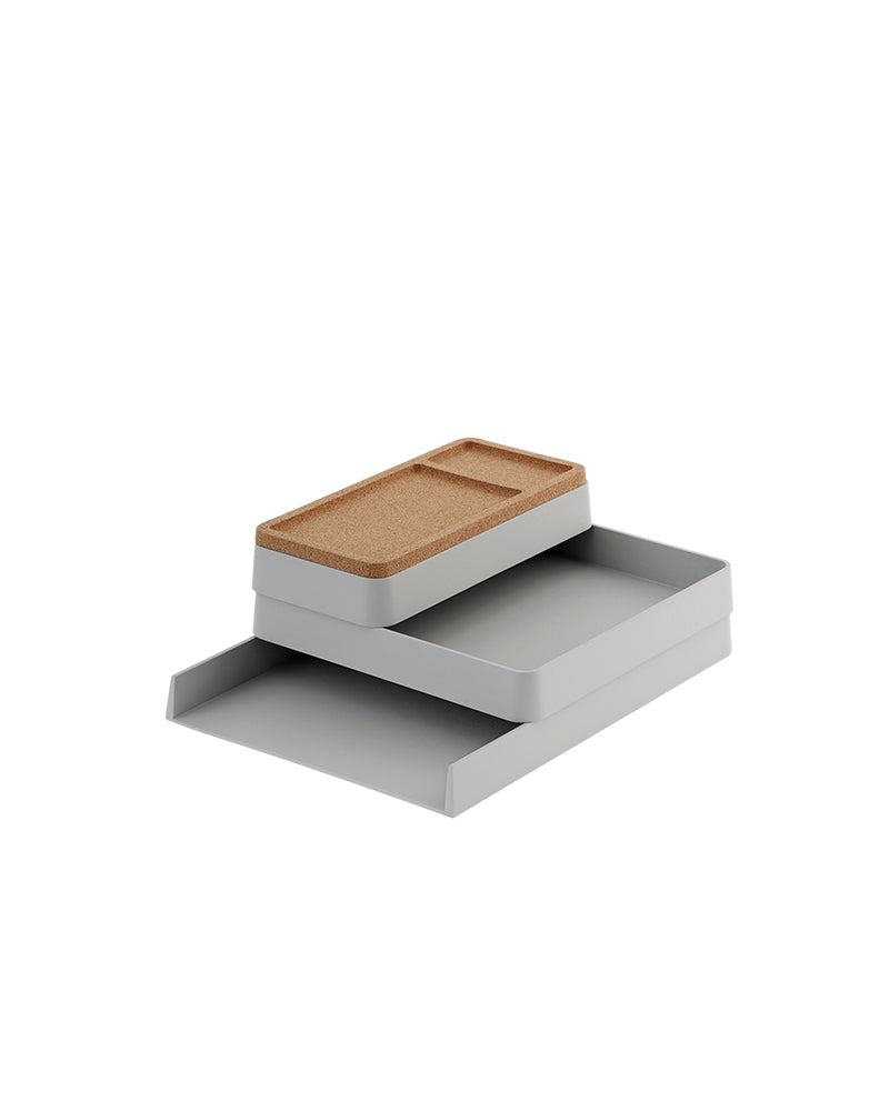 Arrange - Gray tray for desk
