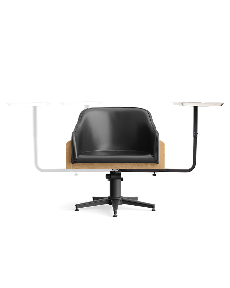BossCaddi - Silver color trolley for styling chair