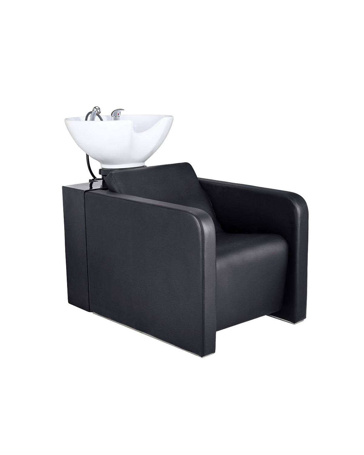 Jacob - Black washing unit with white wash basin