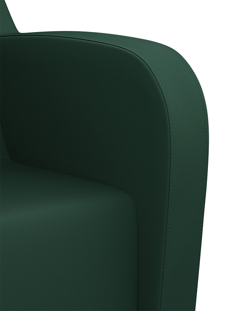 Fredda II - Green washing unit with massage with white basin
