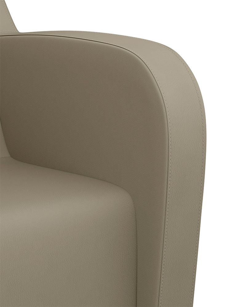 Fredda II - Beige washing unit with massage with white basin