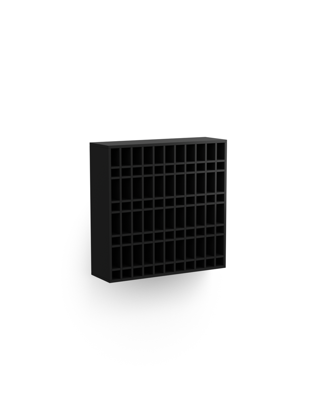 Colorbar tube rack - Wall-mounted color rack - Black