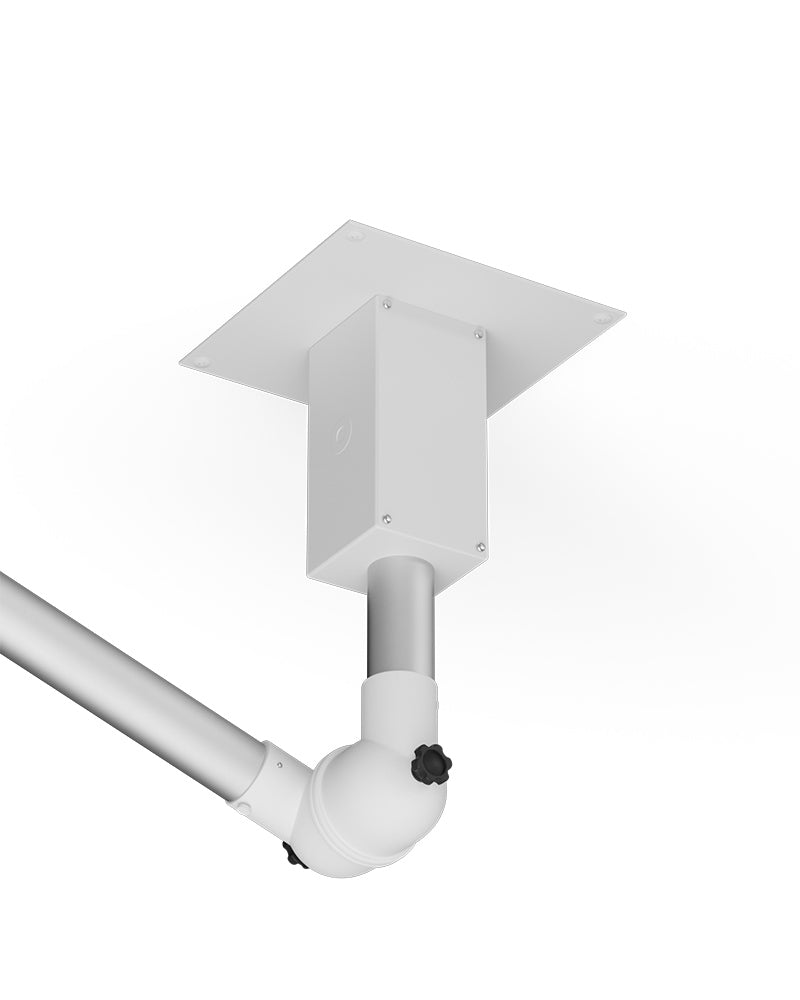 White extraction arm - Point extraction for ceiling