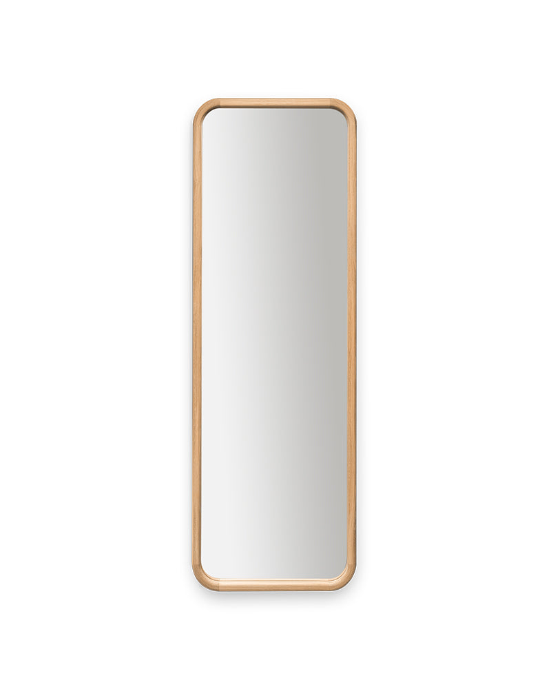 Linea Oak - Hairdresser mirror with oak frame