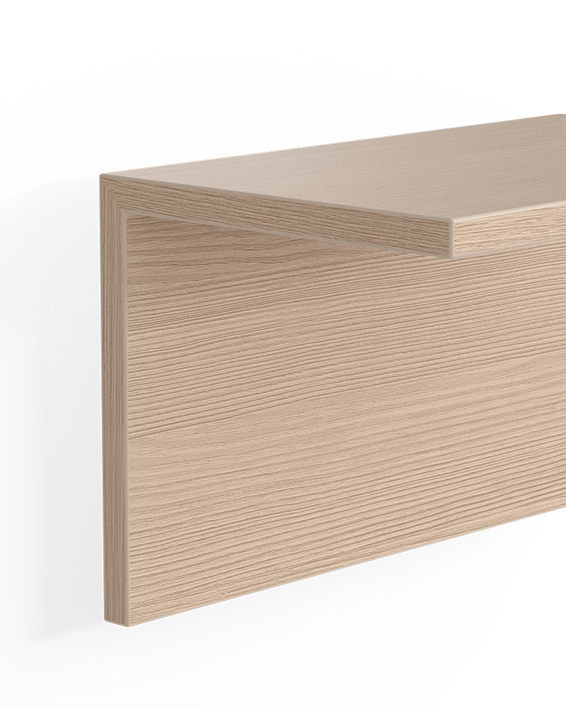 Display Oak - 130cm shelf in oak pattern