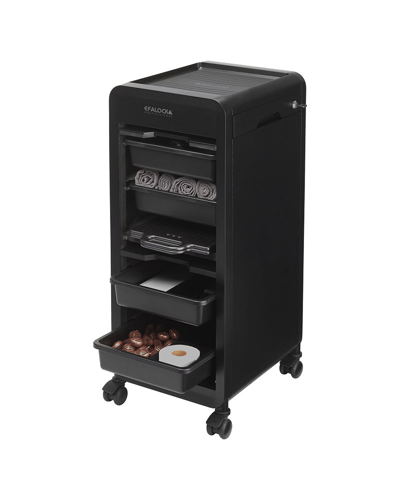 eNOBILE - Black trolley with lock