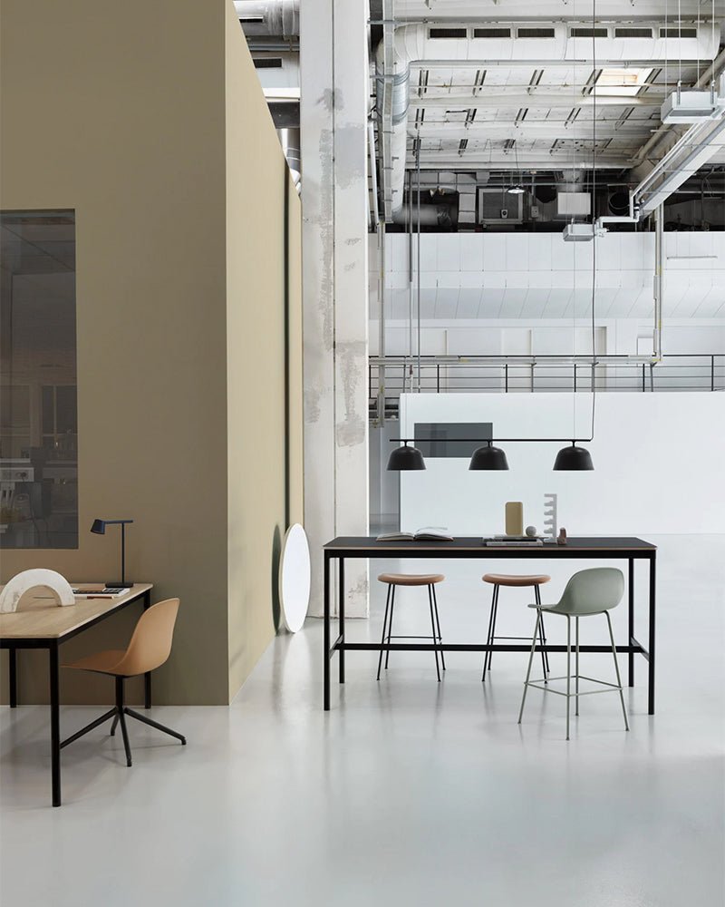 Fiber - Gray bar stool