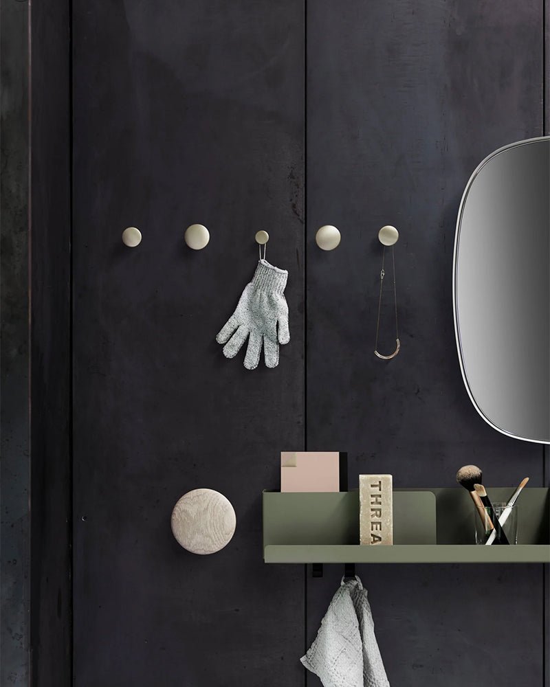 Framed small - Taupe wall mirror