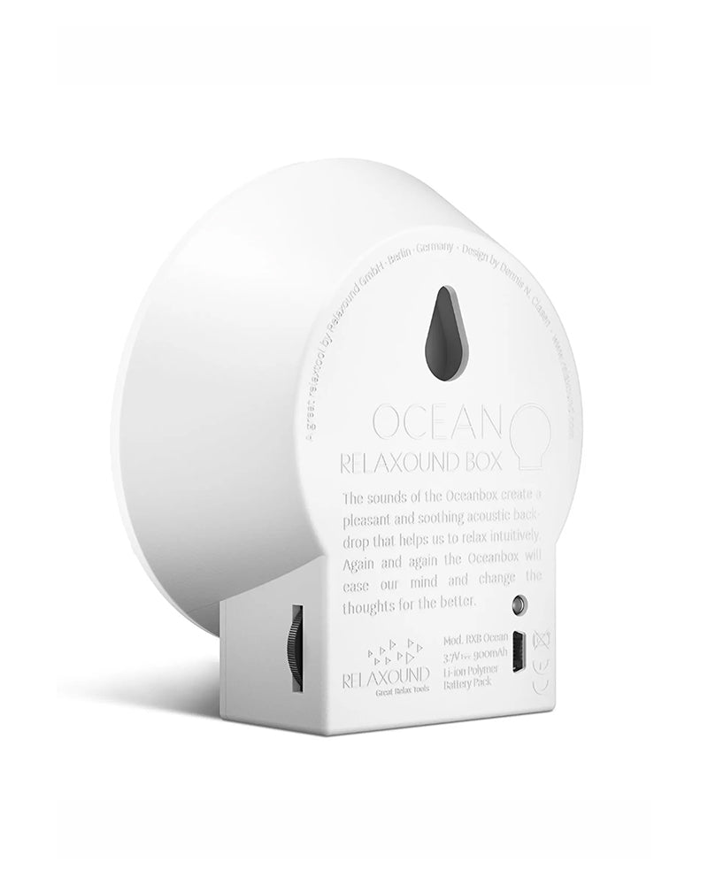 Sea and waves sound box white