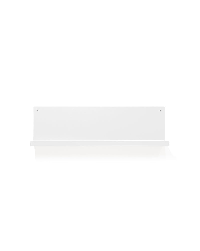 Shampoo White - 76cm aluminum shelf in white powder coating