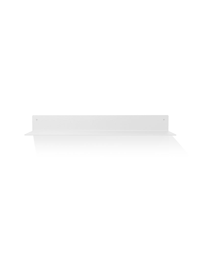 Slim White - 76cm aluminum shelf in white powder coating