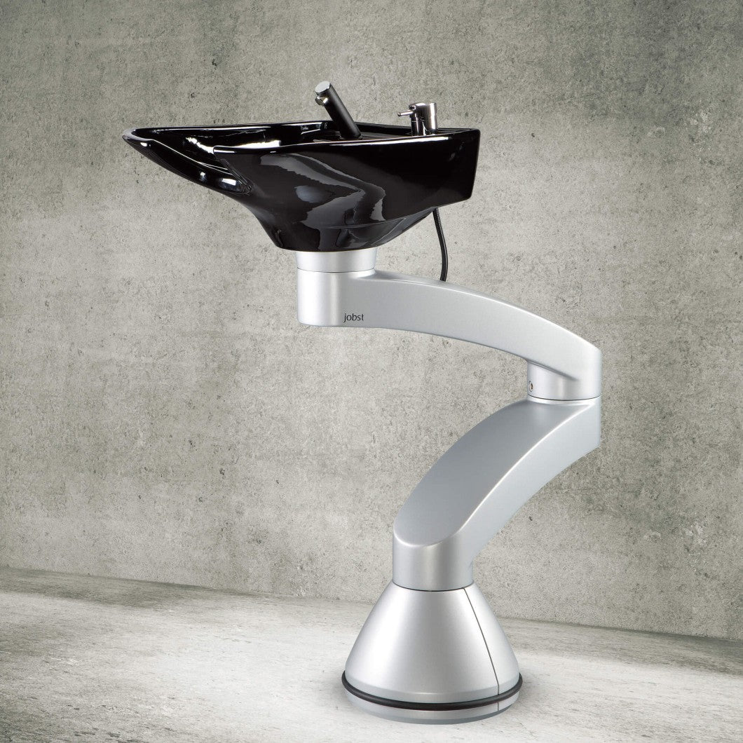 Contura swing PLUS - Aluminium freestanding basin - Black basin